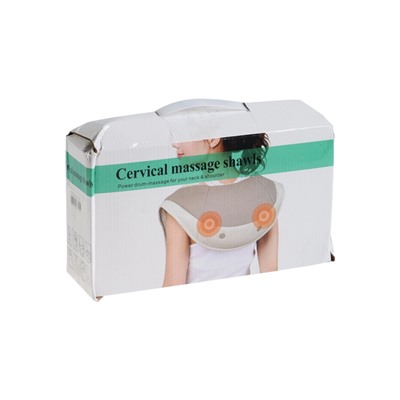 УЦЕНКА Массажёр для спины и шеи Luazon, наплечный, пульт, 99 режимов, 220 В