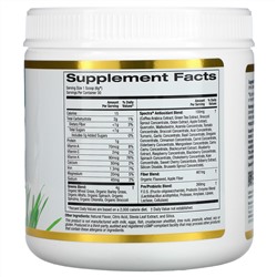 California Gold Nutrition, SUPERFOOD - Supergreens Antioxidant, Greens, Fiber & Probiotics, Sweet Berry, 6.34 oz (180 g)