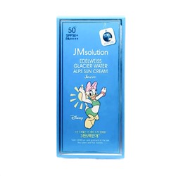JMsolution Охлаждающий солнцезащитный крем / Edelweiss Glacier Water Alps Moist Suncream Snow SPF50+/PA++++ Disney Daisy Duck, 50 мл 22568