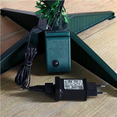 Ёлка светодиодная «Пучок перелив» 120 см, диаметр нижнего яруса 64 см, 125 ПВХ веток, 8 режимов, свечение белое/тёплое белое