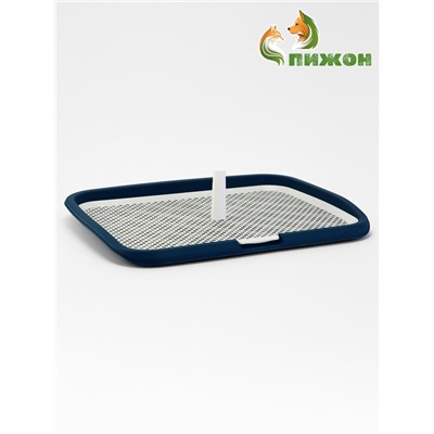 Туалет открытый со столбиком 65×6.5×5 см, синий