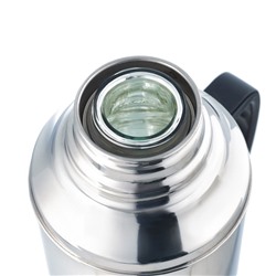 Термос 2 л, со стеклянной колбой, сохраняет тепло 24 ч, хром, 38.5×15.5 см