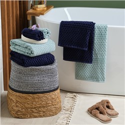 Полотенце махровое Love Life «Комфорт» 50×90 см, серо-голубой, 100% хл, 500 г/м²