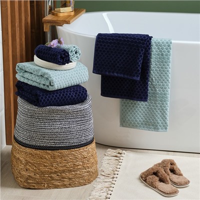 Полотенце махровое Love Life «Комфорт» 50×90 см, серо-голубой, 100% хл, 500 г/м²