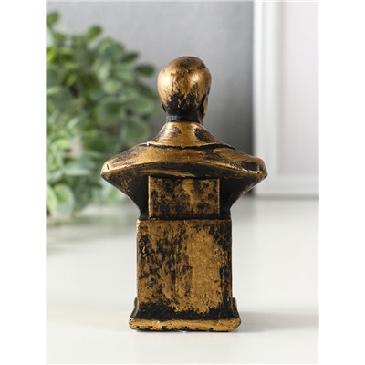 Бюст «Дзержинского Ф.Э.», фигурка гипс, 12×7.5×4.5 см