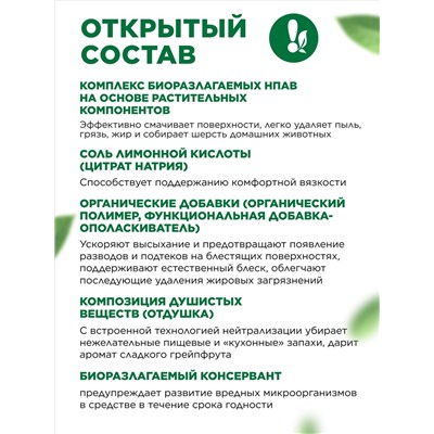 Концентрированное моющее средство «Чистая кухня» Faberlic Home