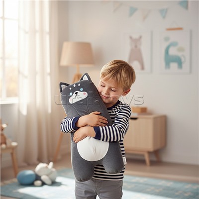 Игрушка-антистресс "Котик" 70*33 см.