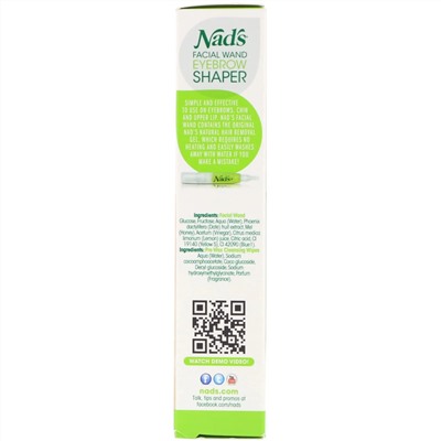Nad's, Facial Wand Eyebrow Shaper, 0.2 oz (6 g)