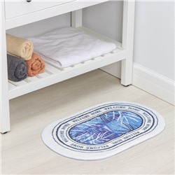 Коврик для дома Доляна Tonight, 40×60 см, синий