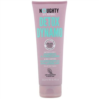 Noughty, Шампунь + кондиционер 2-в-1 Detox Dynamo, 250 мл