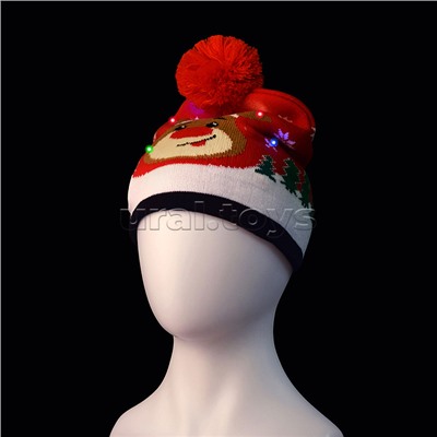 Шапка "Олень рождественский"