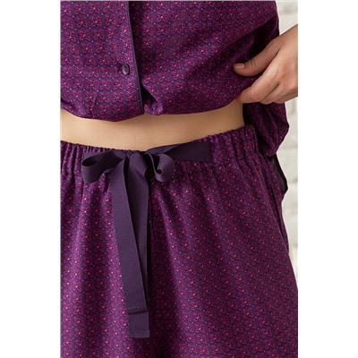 Пижама жен: куртка, брюки Mia Cara AW23WW319 Plum Jam сливовый