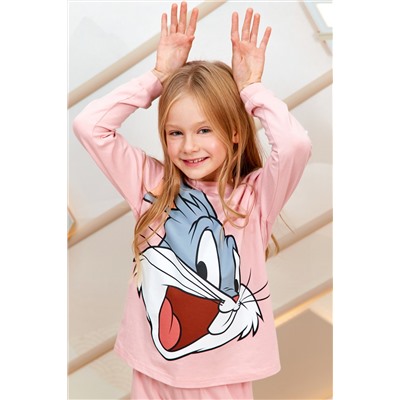 Пижама д/дев Juno AW21GJ540 Looney Tunes розовый