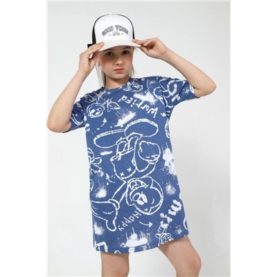 Туника для девочки ПОЗИТИВ-6 (Индиго)