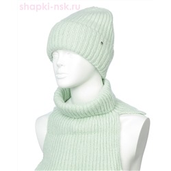 1501Ag Ангора велес Комплект женский флис (колпак+снуд) (54-58)