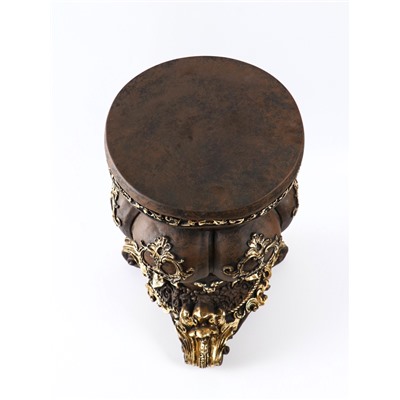 Колонна декоративная «Клеопатра», 54×36×36 см, под бронзу с золотом