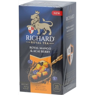 Richard. Манго и ягоды асаи карт.упаковка, 25 пак.