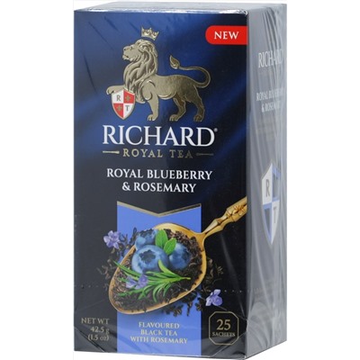 Richard. Голубика и розмарин карт.упаковка, 25 пак.