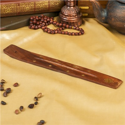 Подставка под благовония «Штурвал», 26×3.5×0.5 см, дерево