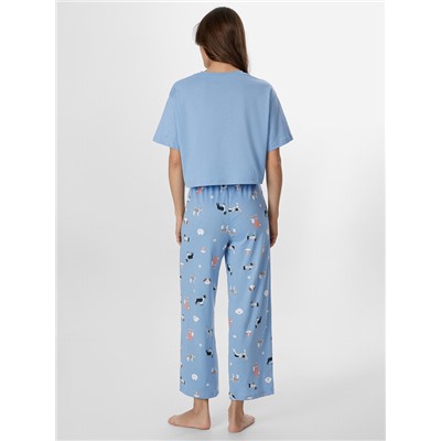 КОМПЛЕКТ ЖЕНСКИЙ (ФУТБОЛКА, БРИДЖИ) 592444