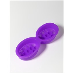Форма для льда, для массажа головы, 2 шт., 8.3×6×3.7 см, силиконовая, сиреневая