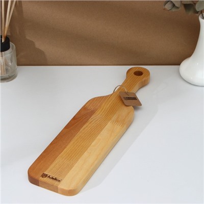 Доска разделочная деревянная Adelica, 40×10×1.8 см, в подарочной упаковке, берёза