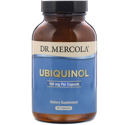 Dr. Mercola, Убихинол, 100 мг, 90 капсул