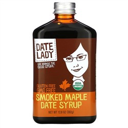 Date Lady, Gluten Free, Smoked Maple Date Syrup, 12.8 oz (362 g)