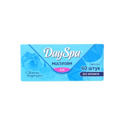 Прокладки ежедневные Day Spa, мультиформ Air, без запаха, ультратонкие, 60 шт.