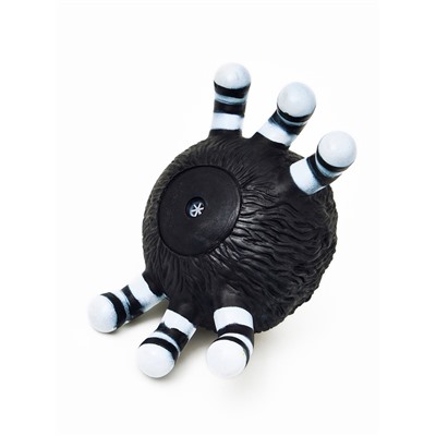 Пищащая игрушка для собак «Паук», 15 см, чёрная