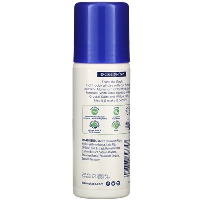 Kiss My Face, Liquid Rock Deodorant, Fragrance Free, 3 fl oz (88 ml)