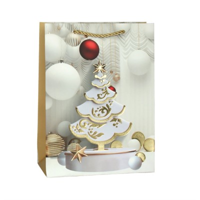 Пакет подарочный 18х24х8,5 / 10114-S /уп 12/720/ микс Новый год