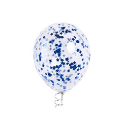 Конфетти «Звезда» синие, металлик, 1.5 см, 50 г