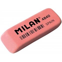 Ластик "4840" скошенный, розовый 52х19х8 мм CNM4840 Milan