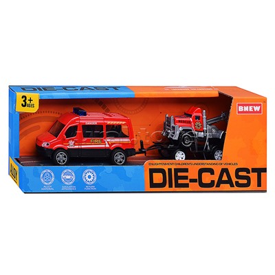 Машина "Пожарная служба" металл, вкоробке