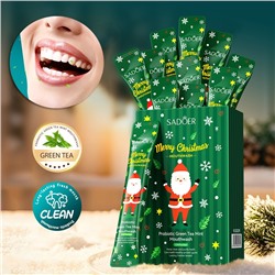 Ополаскиватели для полости рта с пробиотиком ЗЕЛЕНЫЙ ЧАЙ-МЯТА Sadoer, Набор 20 шт. по 10 мл.