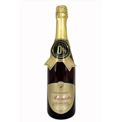 Шампанское безалкогольное Малиновое, стекло 750мл ЭКОПРОДУКТЫ, 1137013