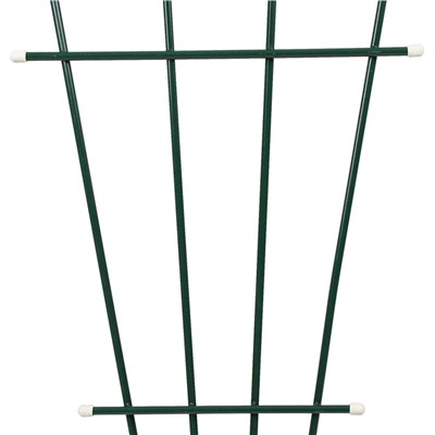 Шпалера, 180×61×1 см, металл, зелёная