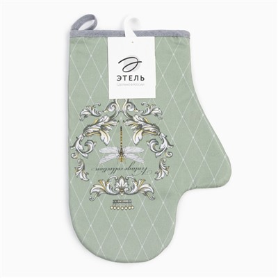 Варежка-прихватка «Vintage collection» 20×28 см, саржа, 100% хлопок, ватин 250 г/м²