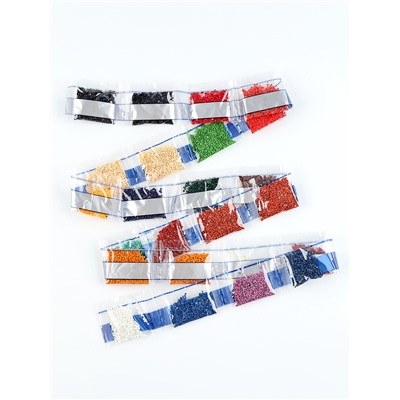 Алмазная мозаика с полным заполнением на холсте с подрамником «Витраж с оленем», 40×50 см