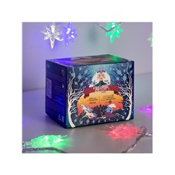 Гирлянда «Нить» 5 м с насадками «Звёзды», IP20, прозрачная нить, 20 LED, свечение мульти (RG/RB), мигание, 220 В