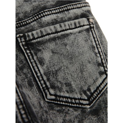 Джинсы, утепленные флисом, для девочки