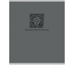 Тетрадь 48л "КЬЮАР-КОД" по обществознанию 48-9937 Проф-Пресс