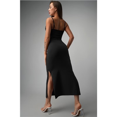 Женское платье-сарафан с разрезами Happyfox