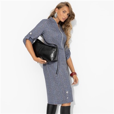 Платье эффектное с карманами на молнии, Платье, которое говорит за тебя