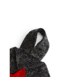 Набор для бани «Буденовец», 3 предмета: шапка, коврик, рукавица, серый, «Добропаровъ»