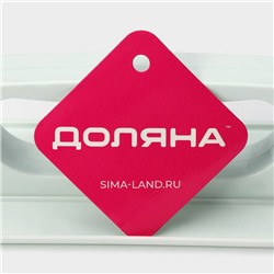 Кондитерский утюжок для мастики Доляна, 20.5×7.2 см, серый