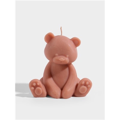Свеча «Плюшевый Мишка», 6×6×9 см, соевый воск, МИКС