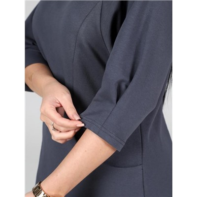 Платье "Вокал" (Темно-серый)