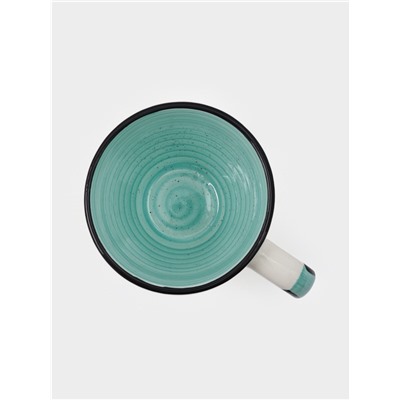 Набор кружек Доляна Nature, 4 шт., 400 мл, керамика, голубые